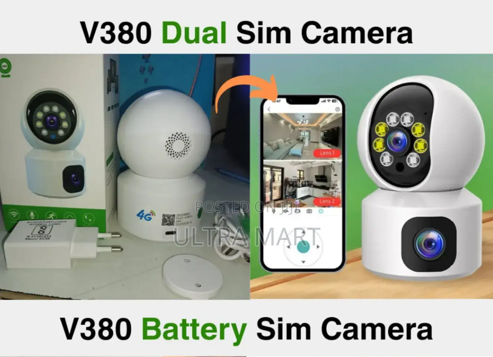 V380 Sim Card CCTV Cameras