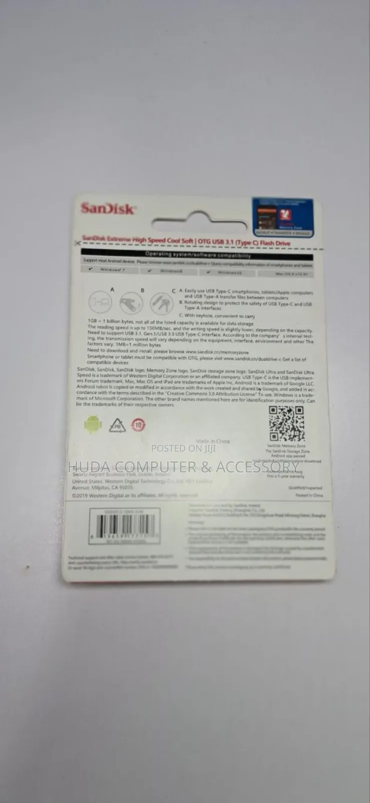 Sandisk 256gb Dual Drive – Usb-C Usb-a in One!