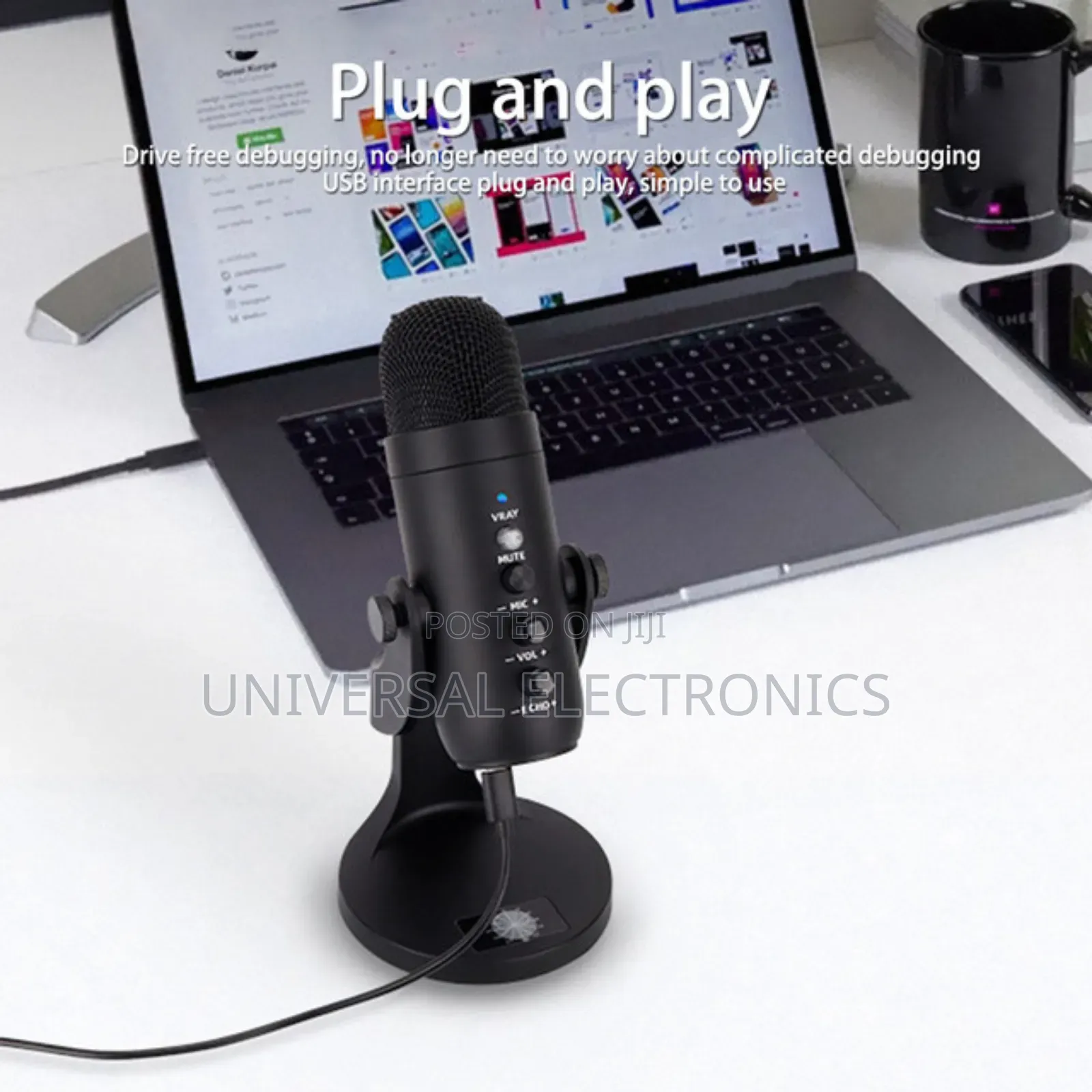 Original Jmary Condenser Cardiod Studio Microphone