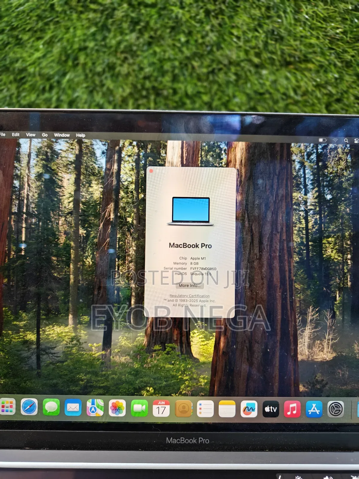 New Laptop Apple MacBook Pro M1 8GB Apple M1 SSD 256GB