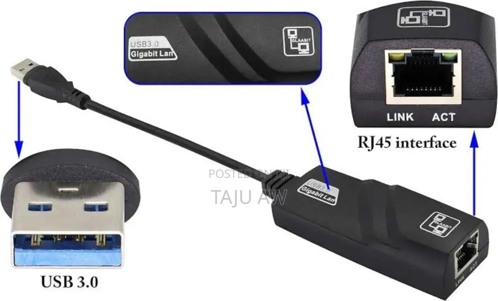 Usb 3.0 to Rj45 Ethernet Adapter
