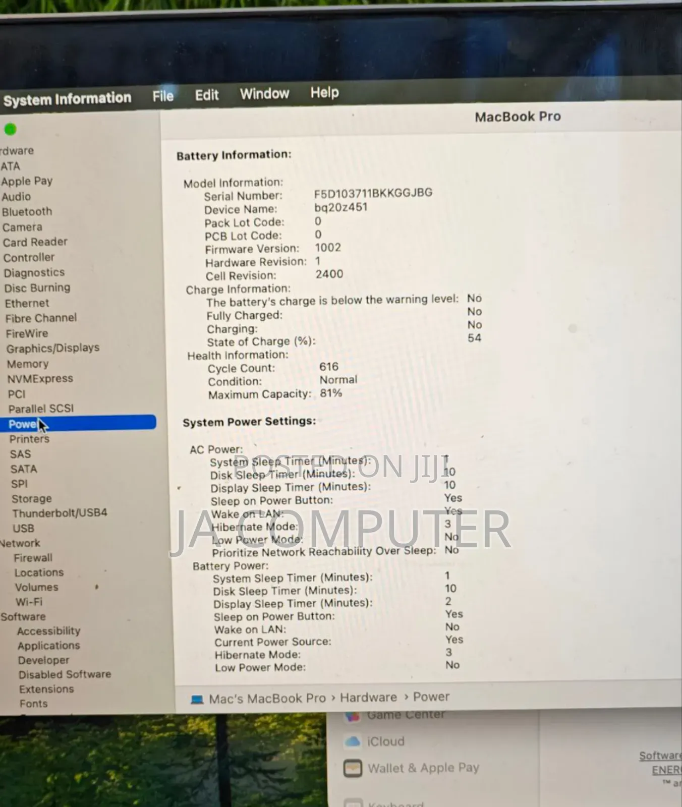 New Laptop Apple MacBook Pro M1 8GB Apple M1 SSD 256GB