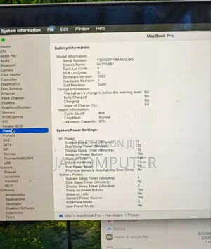 New Laptop Apple MacBook Pro M1 8GB Apple M1 SSD 256GB