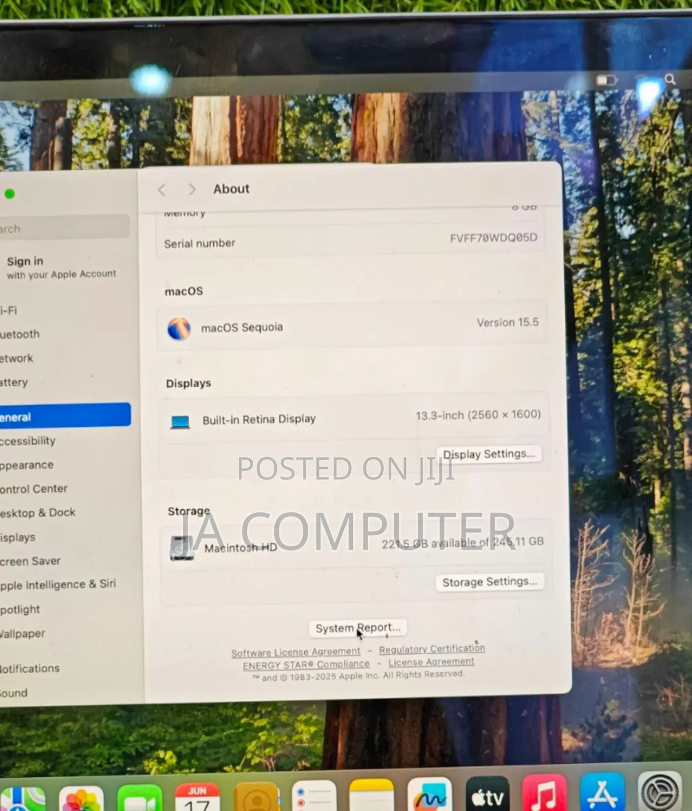 New Laptop Apple MacBook Pro M1 8GB Apple M1 SSD 256GB