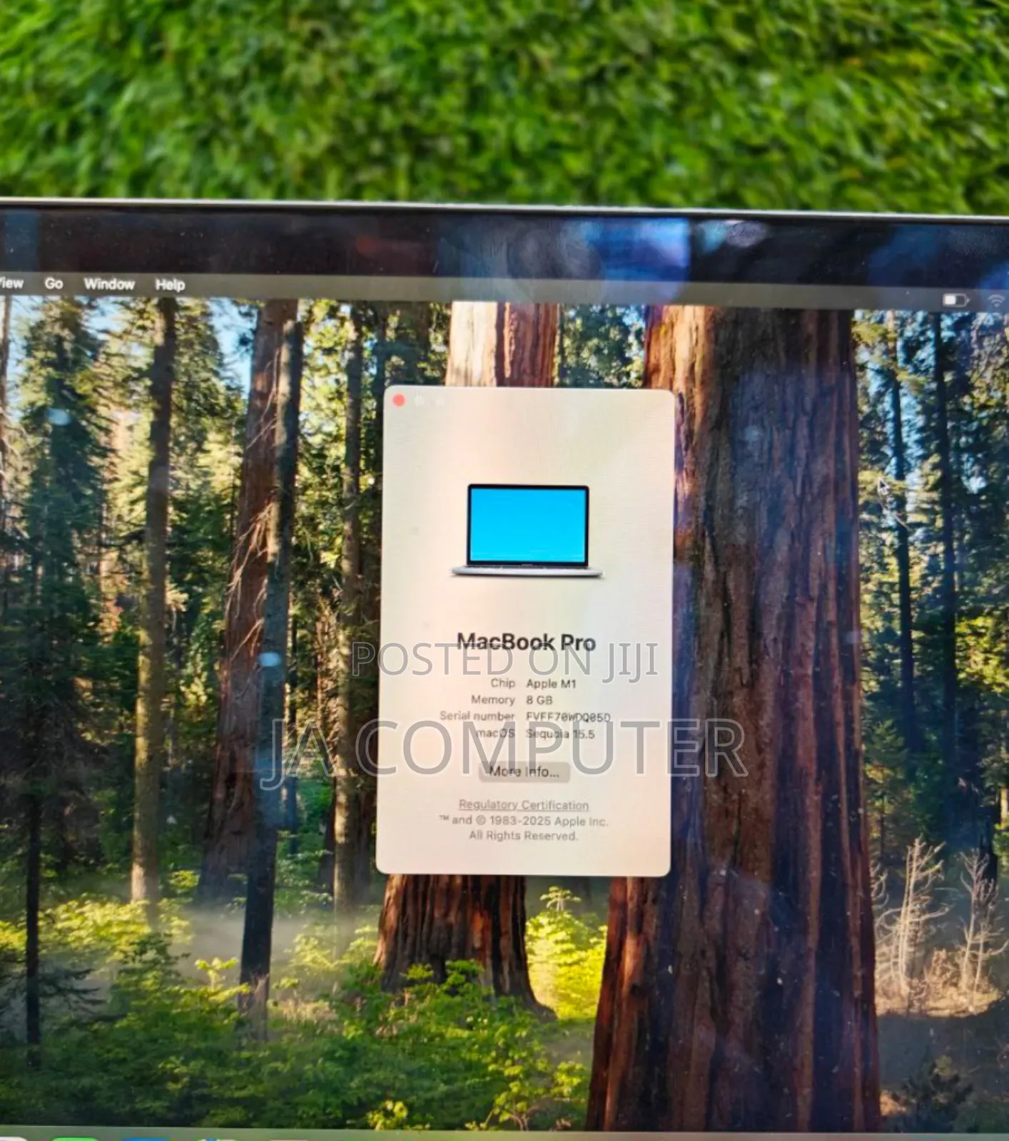 New Laptop Apple MacBook Pro M1 8GB Apple M1 SSD 256GB