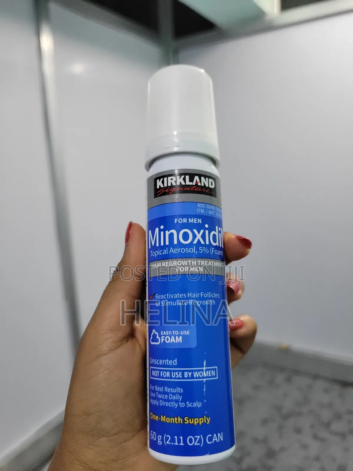 ለሳሳ ፀጉር የሚሆን 5% Original Foam Minoxidi