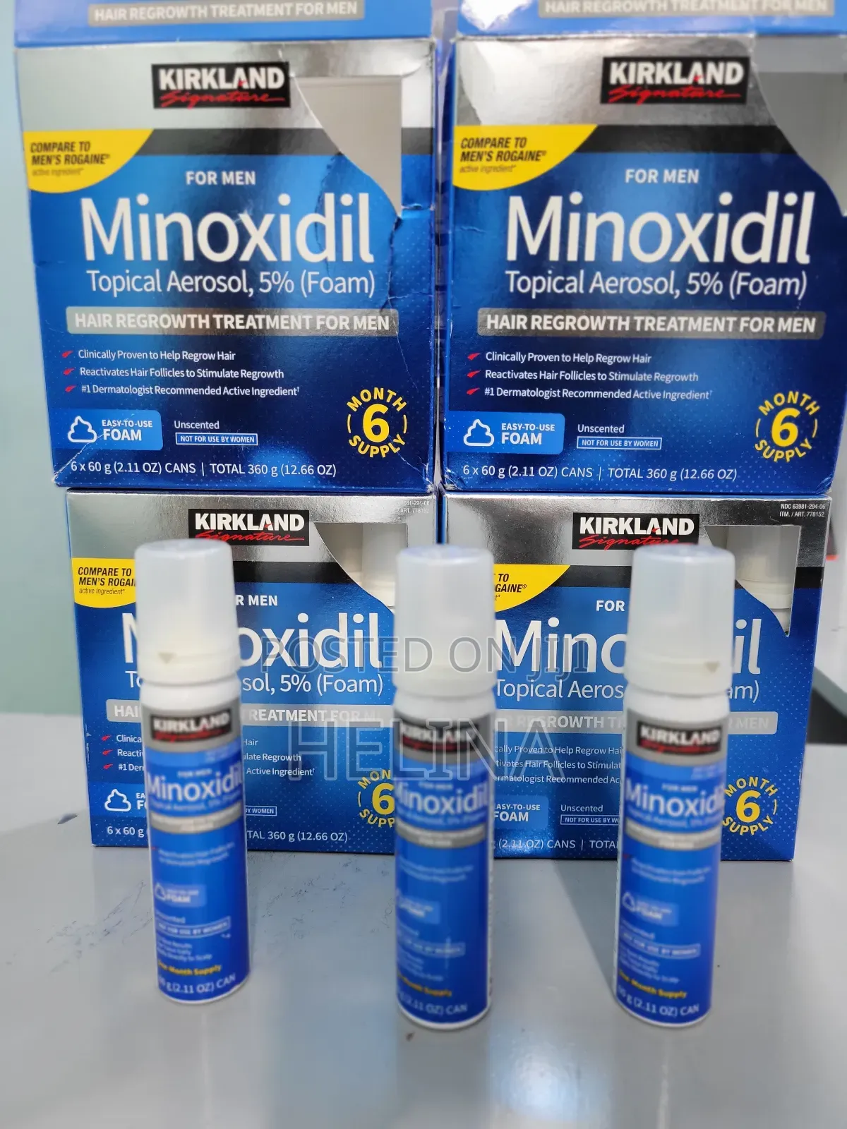 ለሳሳ ፀጉር የሚሆን 5% Original Foam Minoxidi