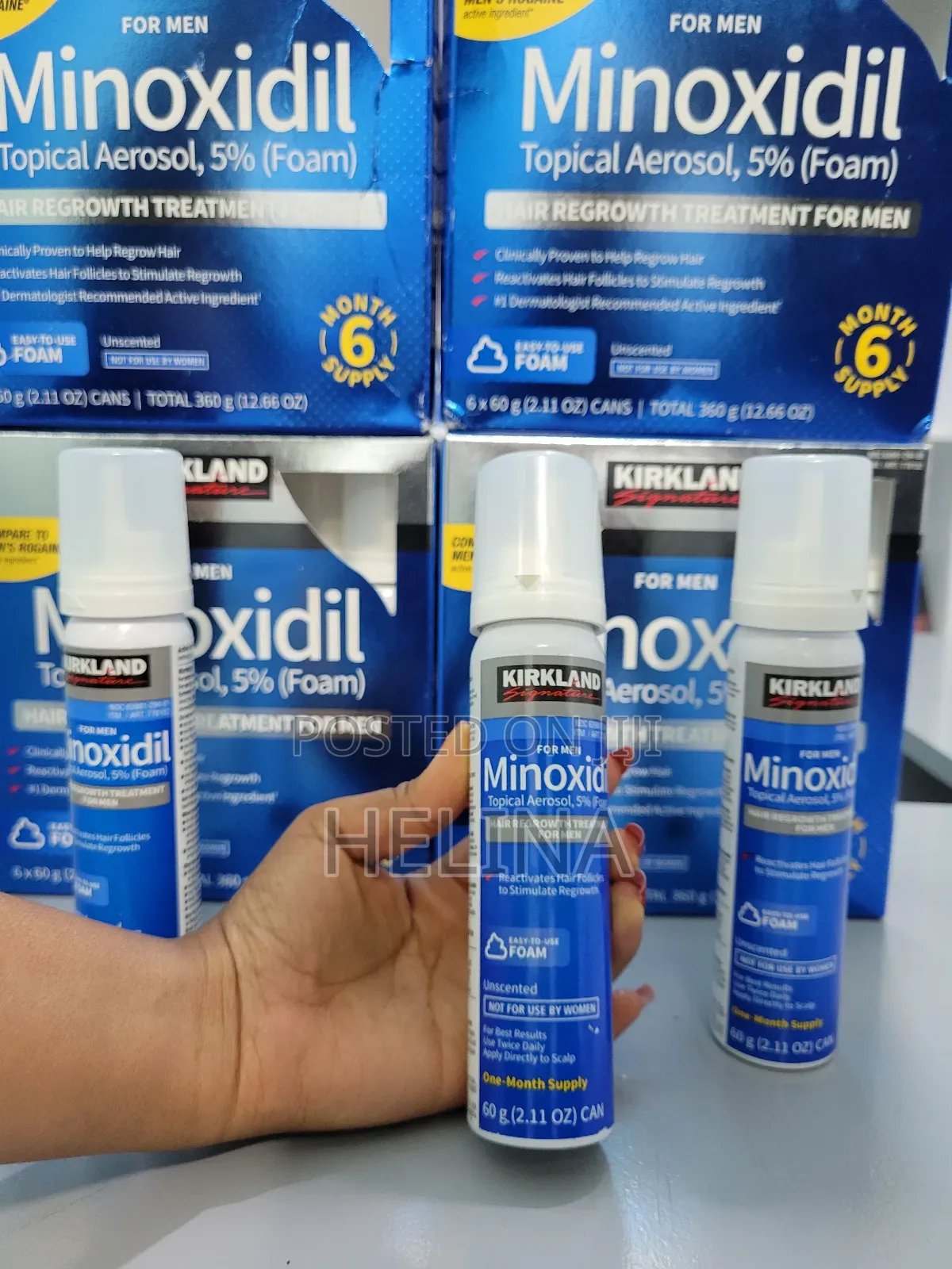 ራሰ-በርሃ ለሆነ ፀጉር የሚሆን Original 5% Minoxidil
