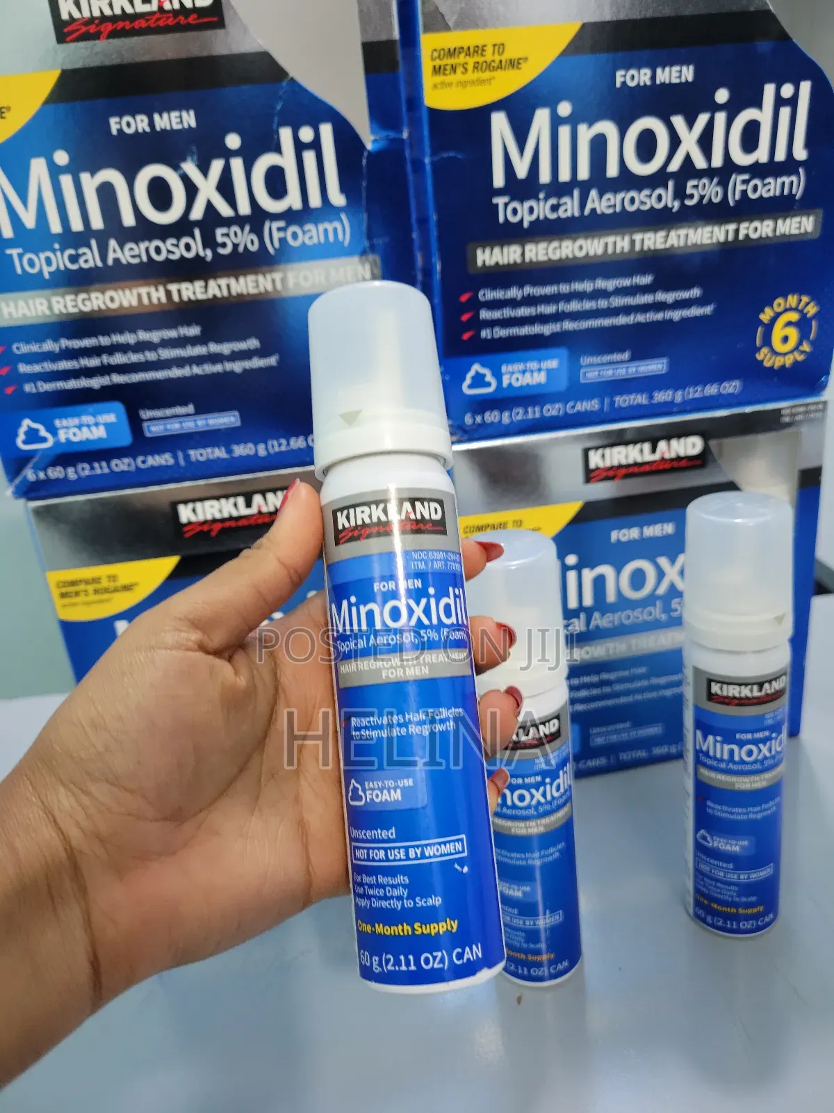 ራሰ-በርሃ ለሆነ ፀጉር የሚሆን Original 5% Minoxidil
