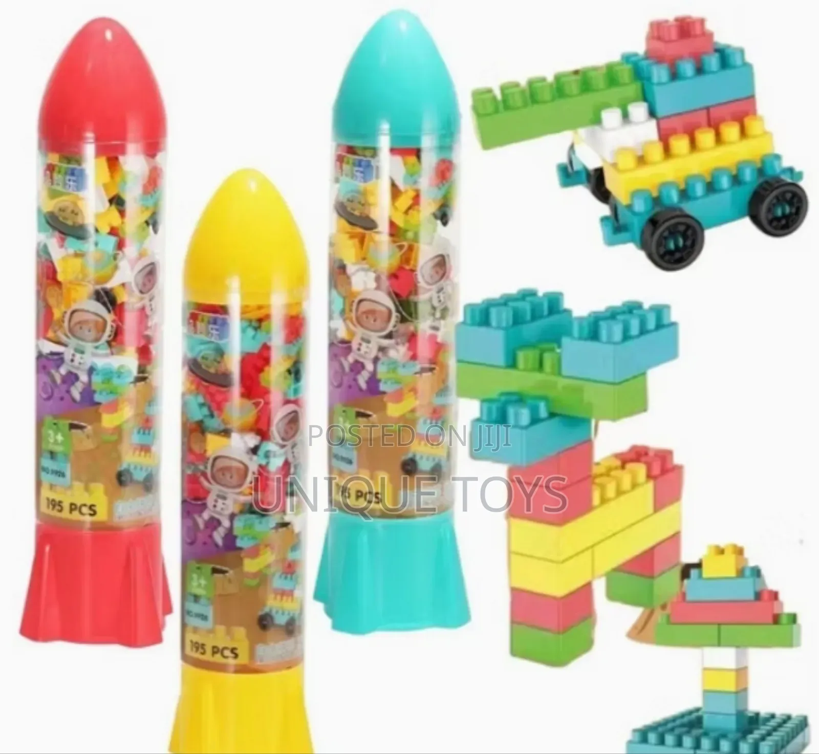 Space Rocket Building Blocks Set, 195 PCS