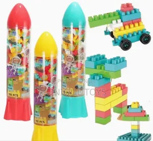Space Rocket Building Blocks Set, 195 PCS