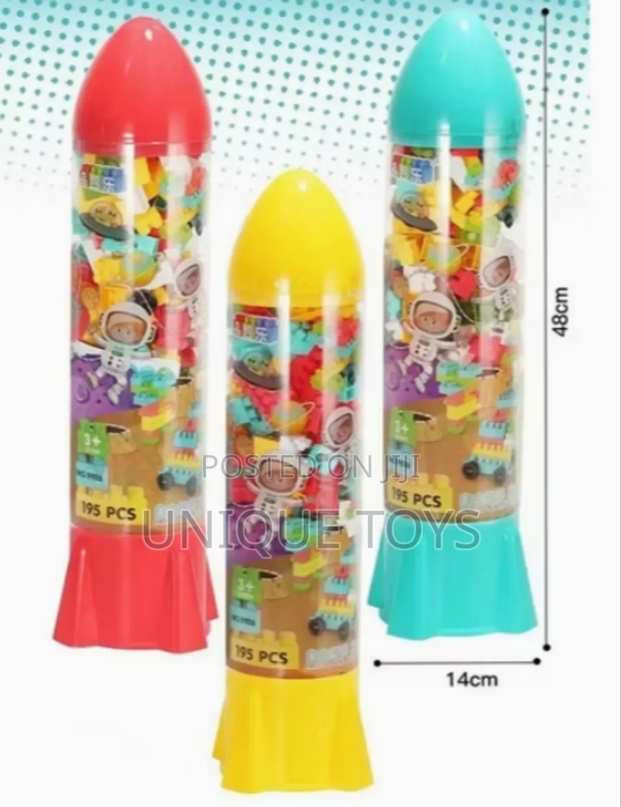 Space Rocket Building Blocks Set, 195 PCS