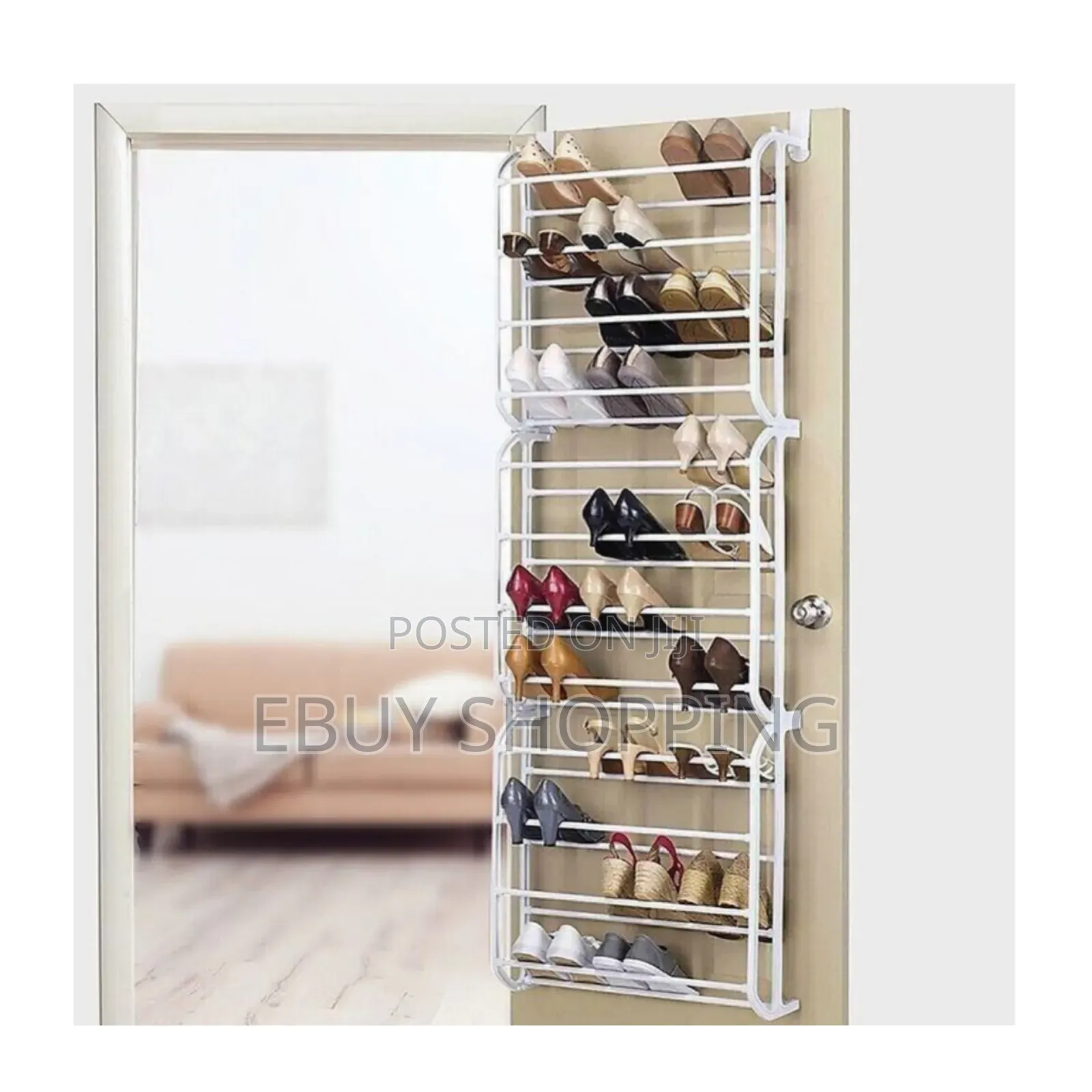 Space-Saving 36-Pair Over-the-Door Shoe Rack–Organizeinstyle