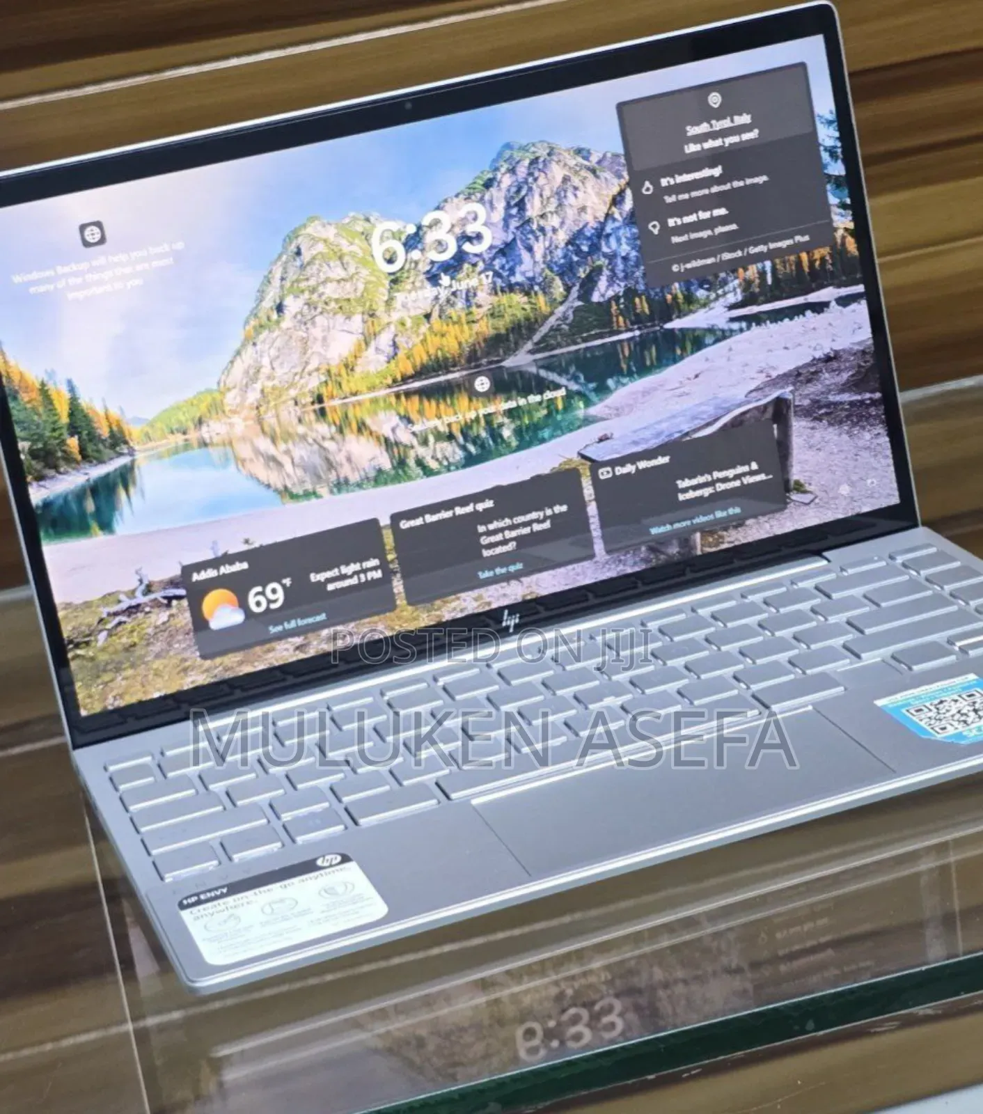 New Laptop HP Envy 14 8GB Intel Core I5 SSD 256GB