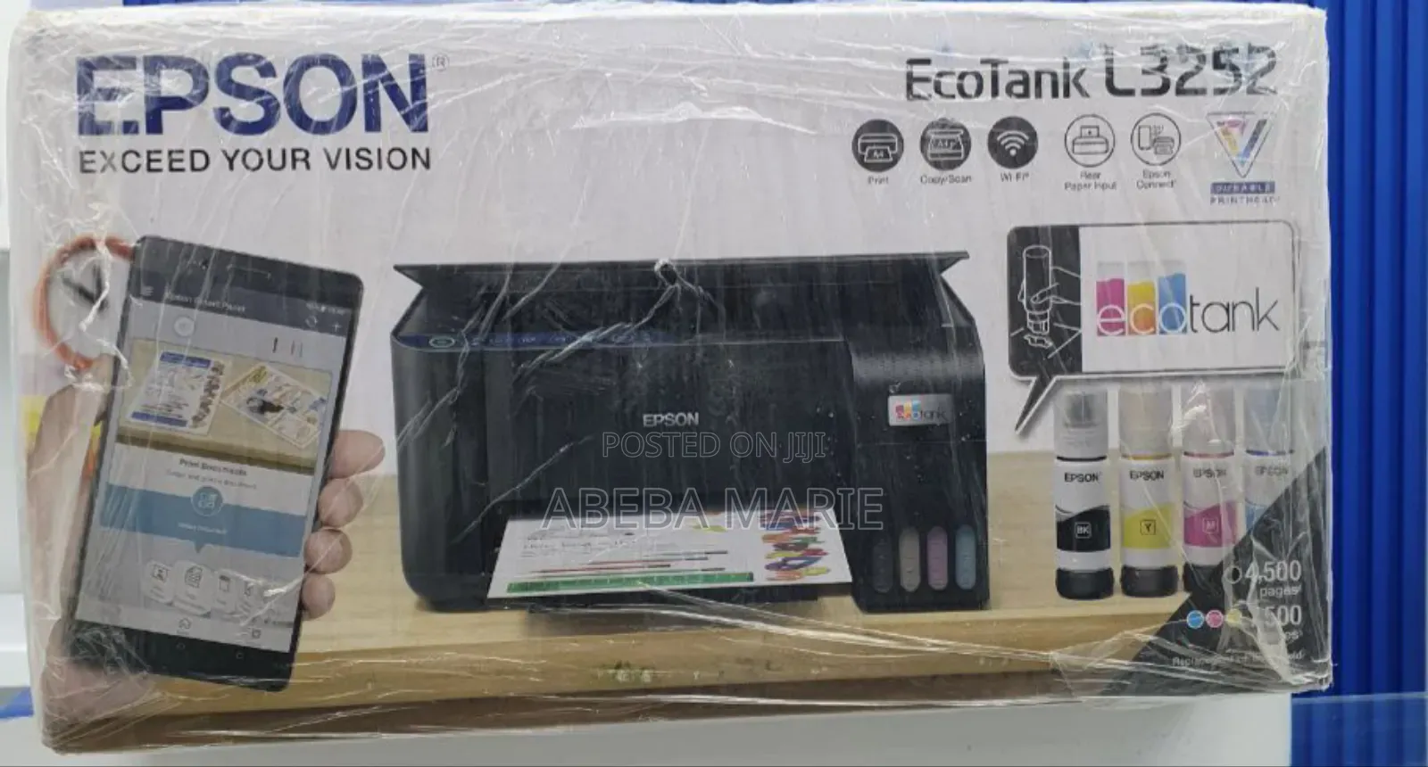 L3252 Epson Ecotank L3252 All-in-One Ink Tank Printer
