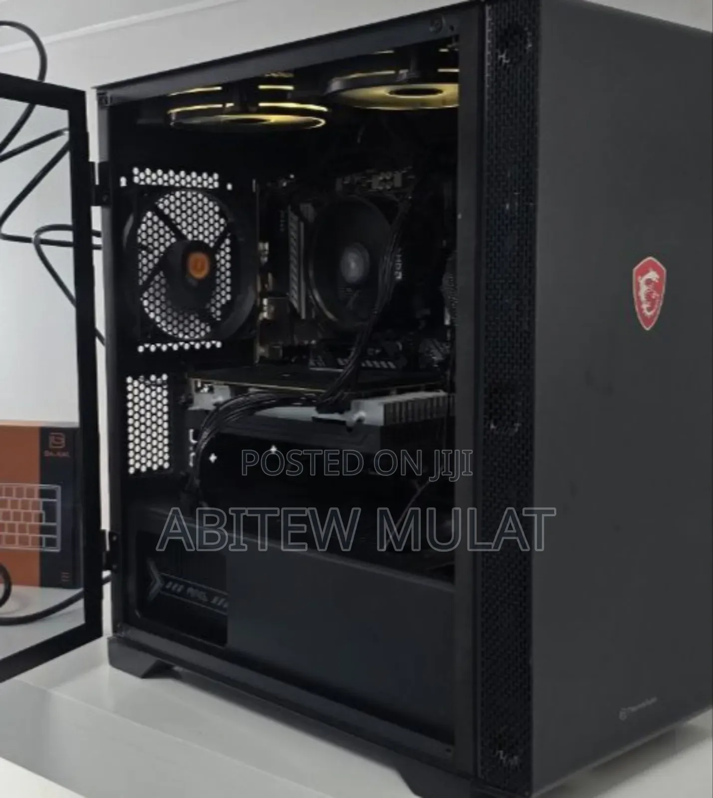 New Desktop Computer MSI Aegis 3 32GB AMD Ryzen 5 SSD 2T