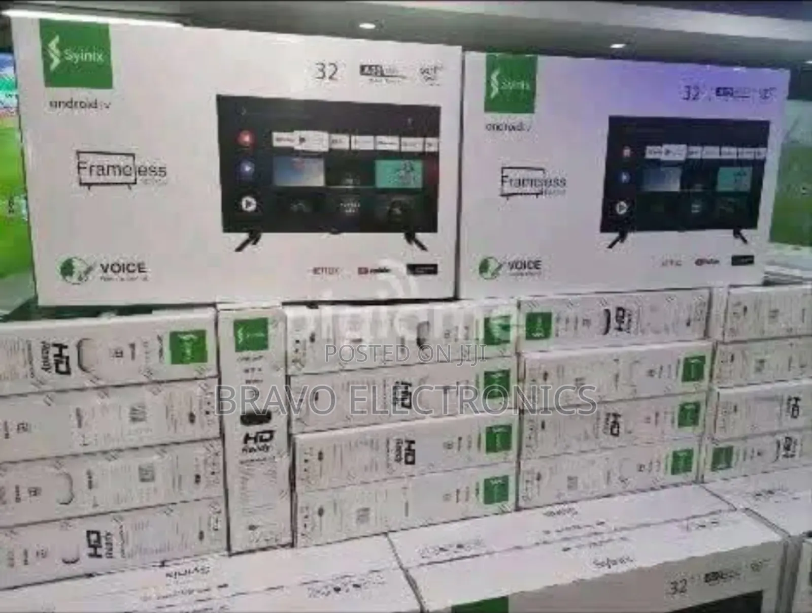 Syinix 32 Smart Frameless Tv With Hd Riciver