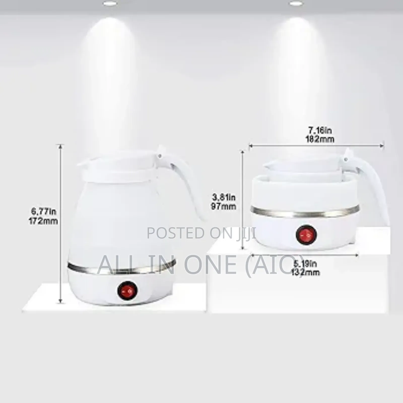 Foldable Electric Kettle – 600ml