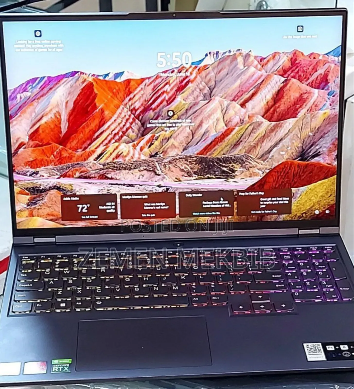 New Laptop Lenovo Legion 5 16GB AMD Ryzen 7 SSD 512GB