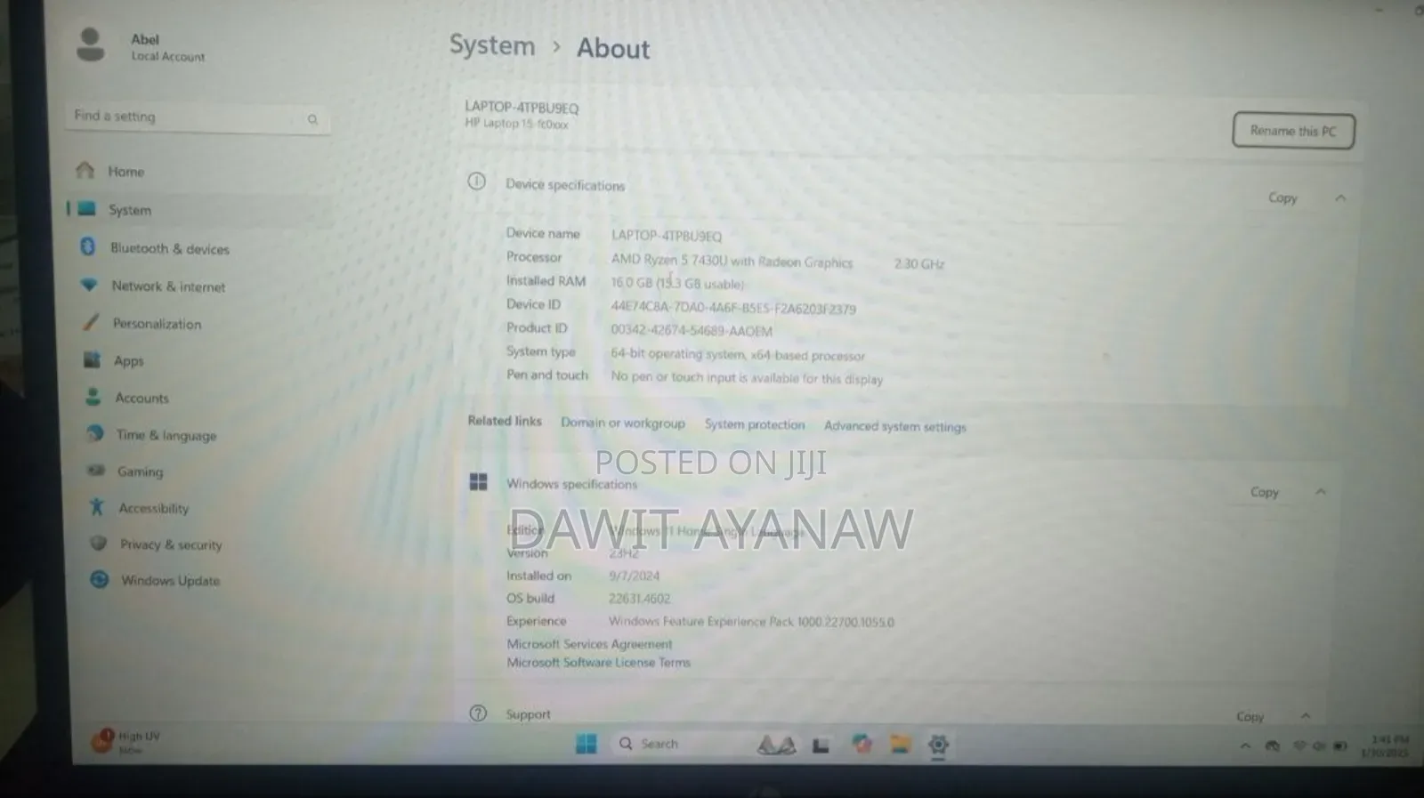 New Laptop HP Stream Notebook 16GB AMD Ryzen 5 SSD 512GB