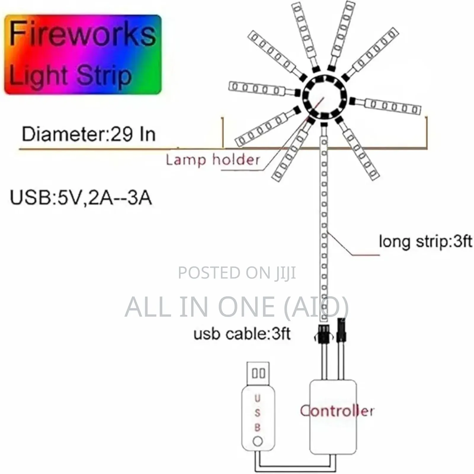 Smart Firework Led Light