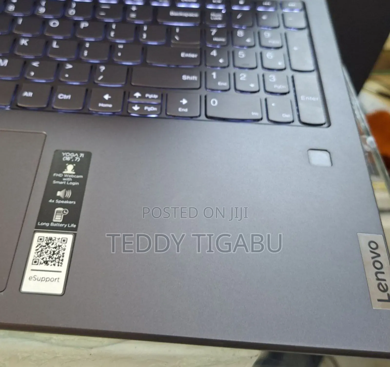 New Laptop Lenovo Yoga 7i 16GB Intel Core I7 SSD 1T