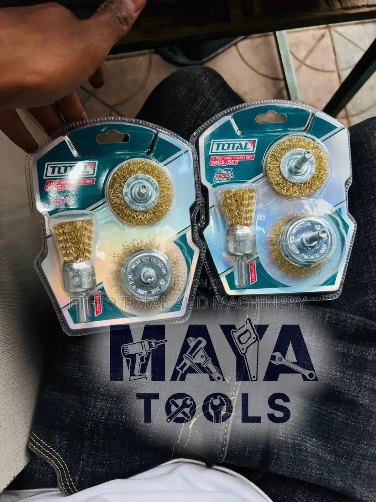 Total Wire Brushes 3 Set
