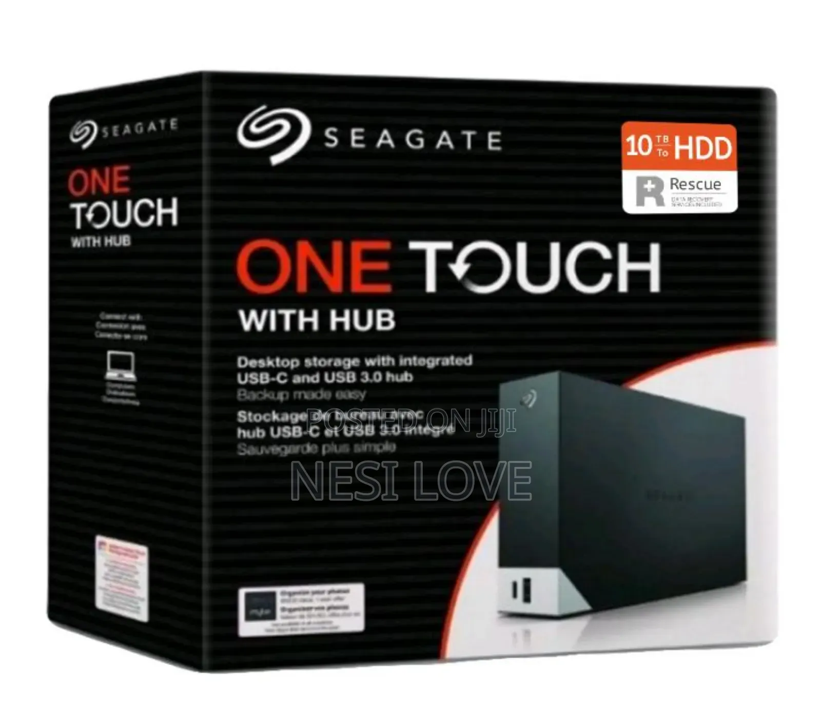 10tb Seagate External Hard Disk Drive Storage One Touch