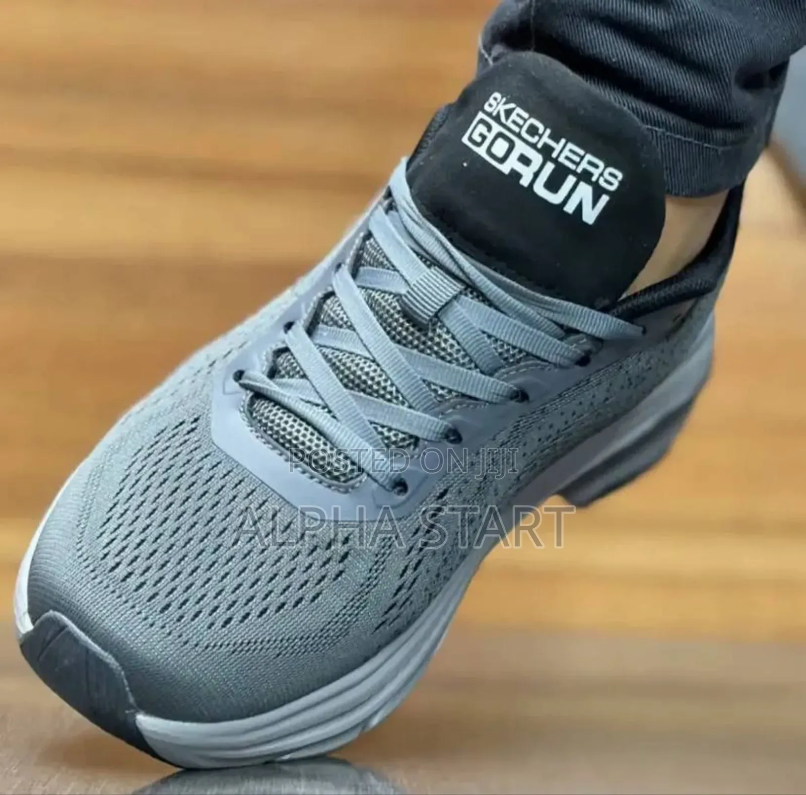  Skechers Gorun Comfort + Durable ’Grey/Black’ Men’S Shoes