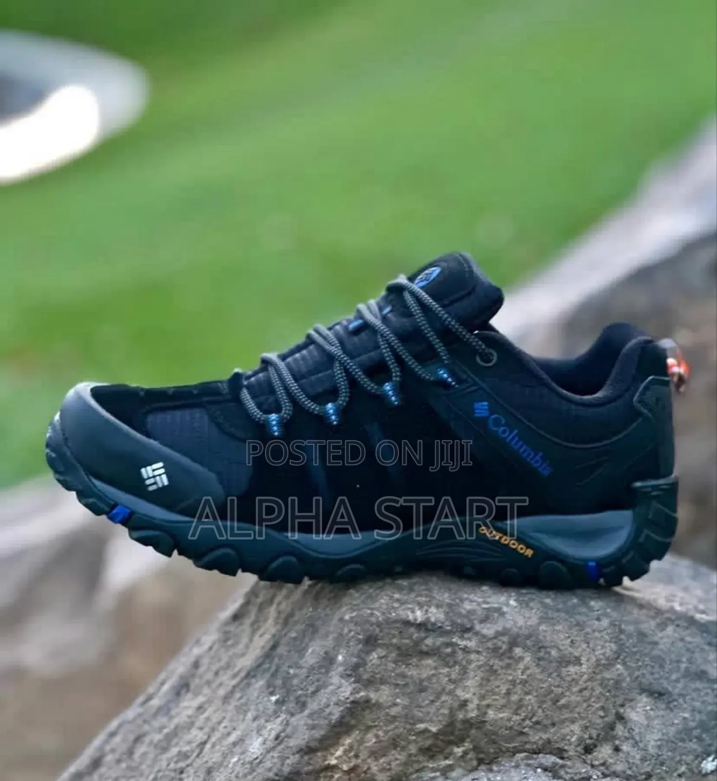  Columbia Outdoor Waterproof ‘Black/Blue’ Men’S Shoes