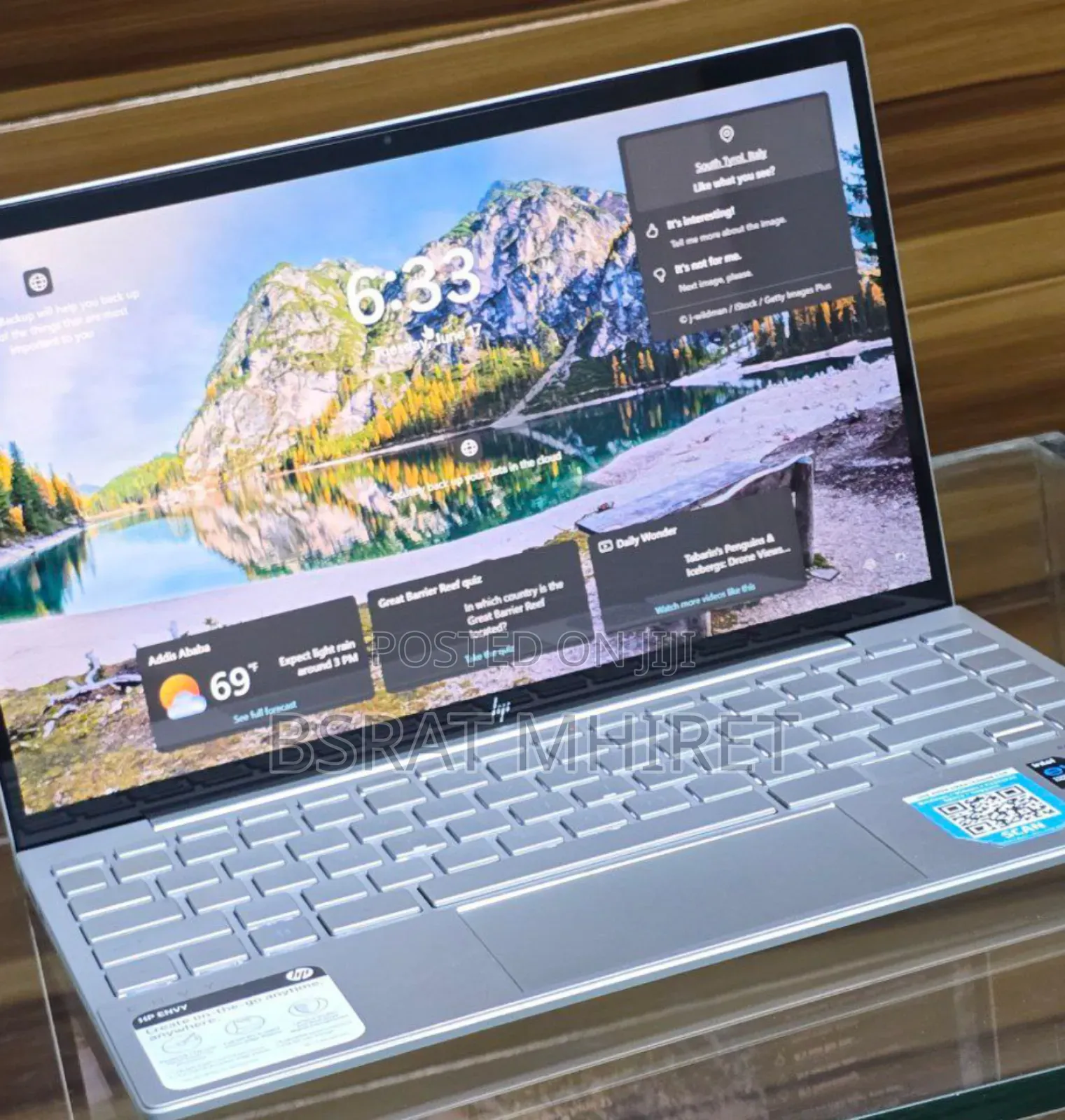 New Laptop HP Envy X360 8GB Intel Core I5 SSD 256GB