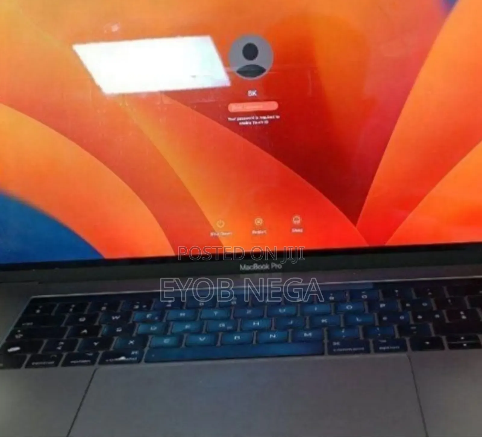 Laptop Apple MacBook Pro 2017 16GB Intel Core I7 SSD 512GB