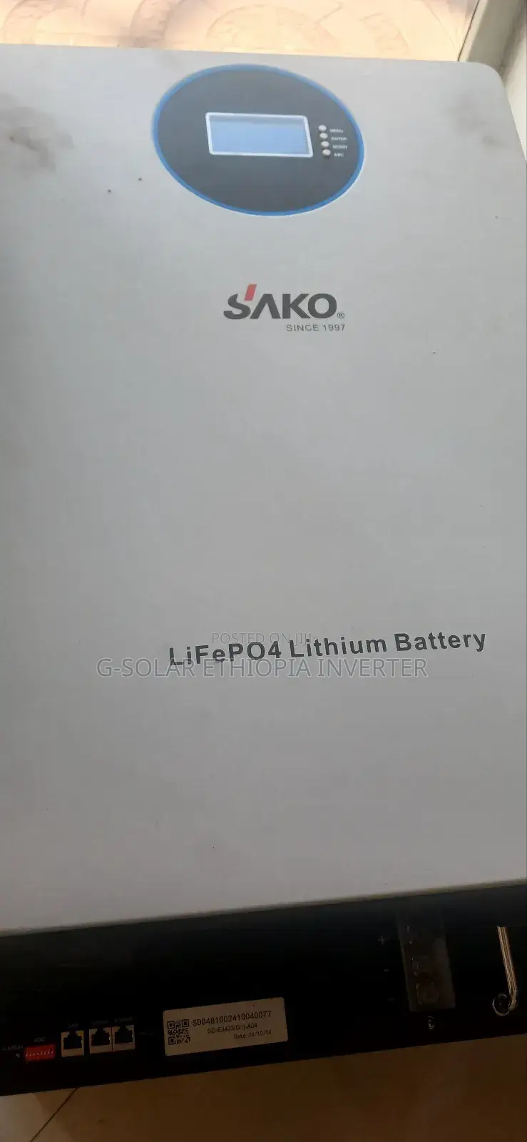 Buy Hybrid Inverter + Lifepo4 Battery Solar Kit Ethiopia