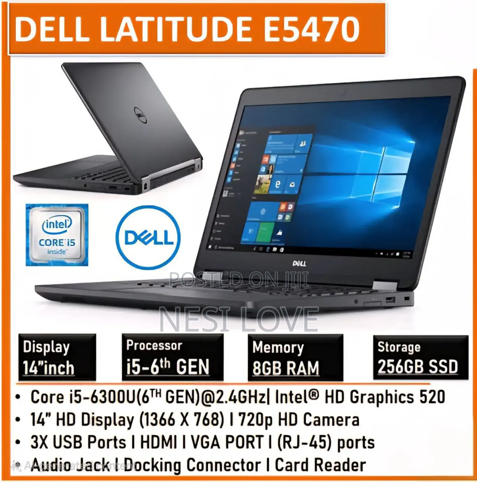 New Laptop Dell Latitude E5440 8GB Intel Core I5 SSD 256GB