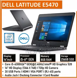 New Laptop Dell Latitude E5440 8GB Intel Core I5 SSD 256GB