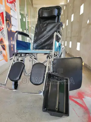Toilet Wheelchair//Ideal for Home, Office, Hospital Mall Use