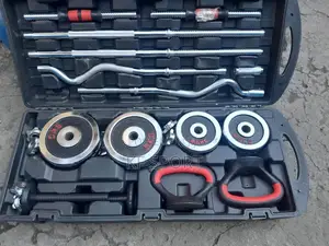 Photo - York 58 Kg Adjustable Dumbbell and Barbell