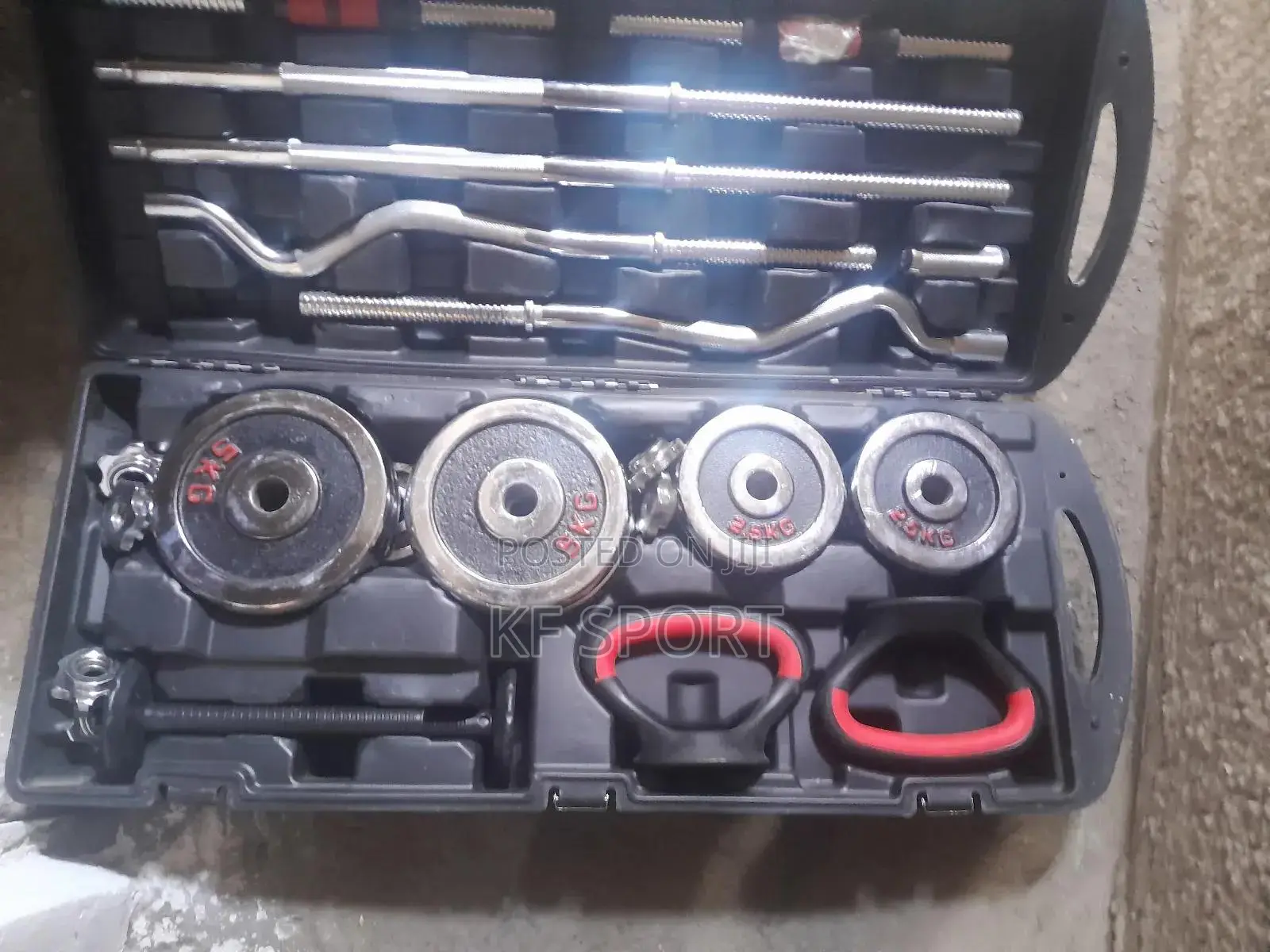 York 58 Kg Adjustable Dumbbell and Barbell