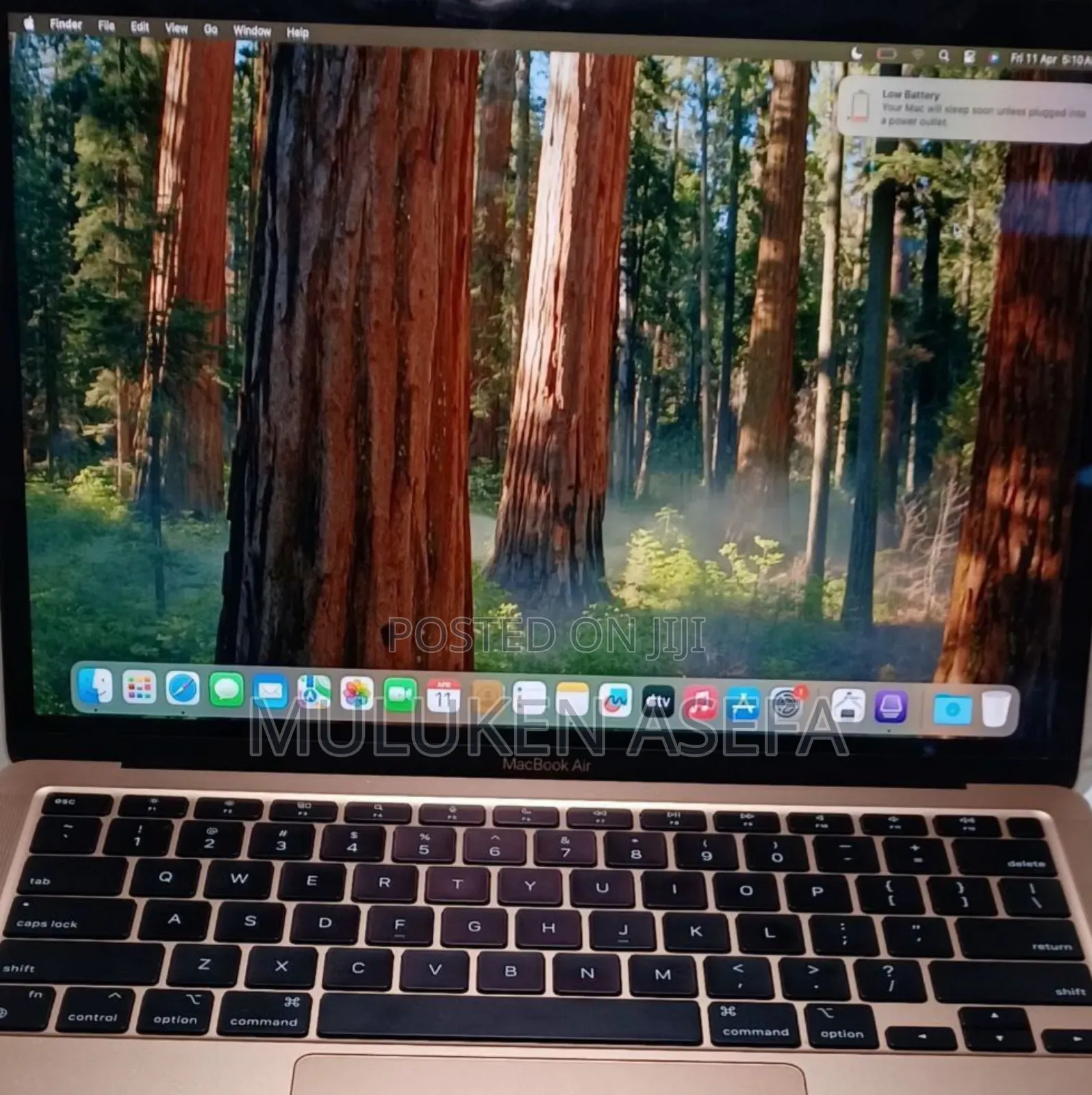 New Laptop Apple MacBook Air 2020 M1 8GB Apple M1 SSD 256GB