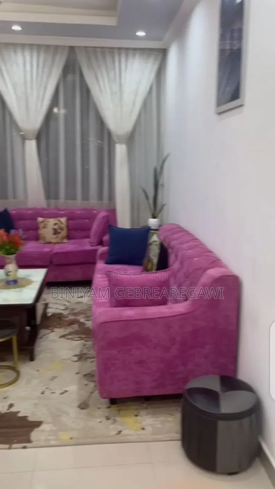 Furnished 5bdrm House in G+1, Yeka for rent