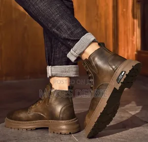 High Quality Genuine Leather Men's Boots