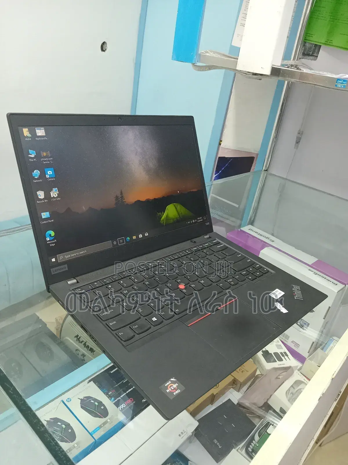 New Laptop Lenovo ThinkPad T495s 16GB AMD Ryzen 5 SSD 512GB