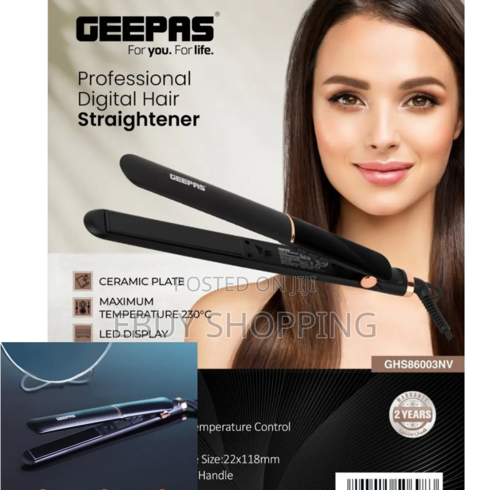 Professional Hair Straightener – Fast Heating