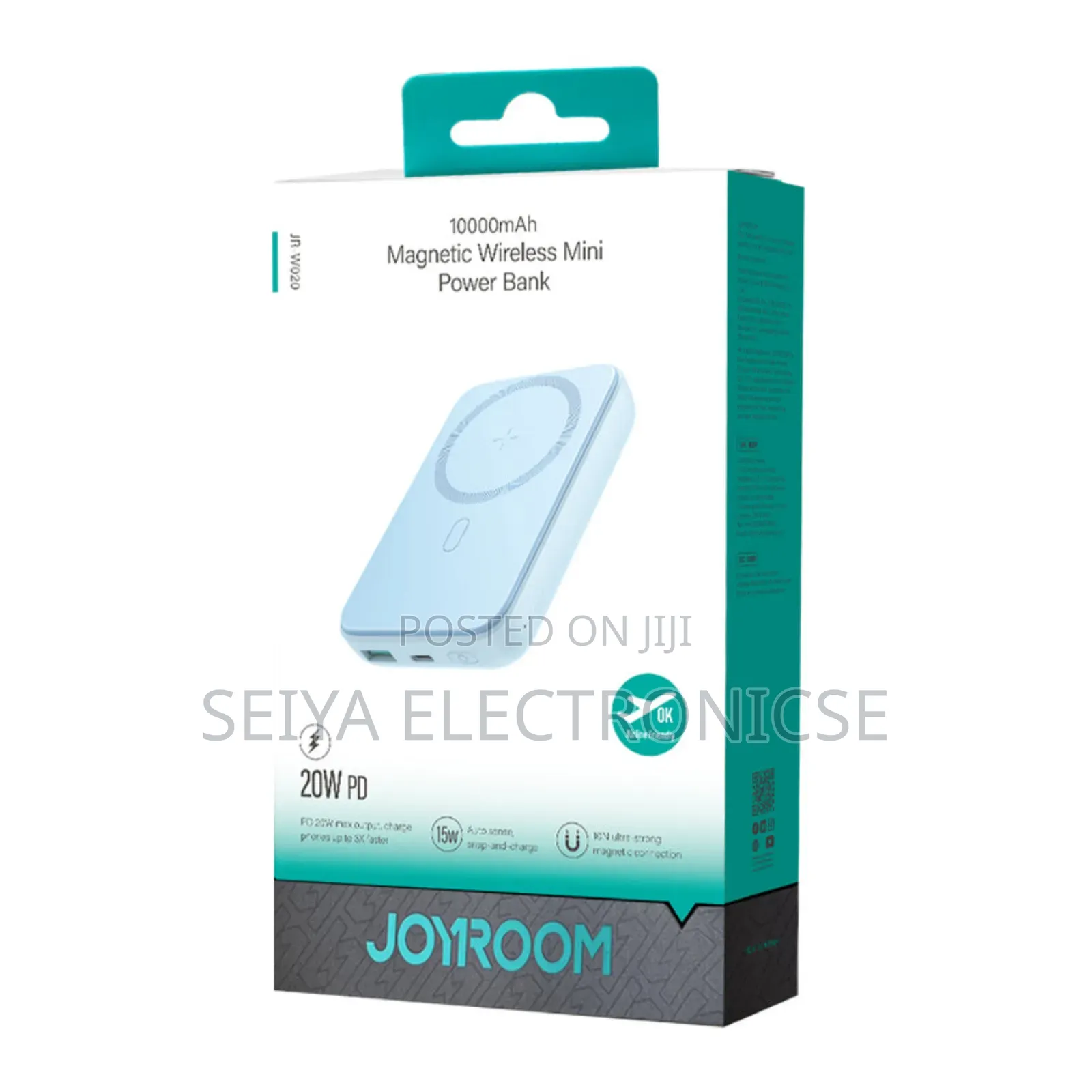 Joyroom Power Bank 10,000 Mah Magnetic Charging