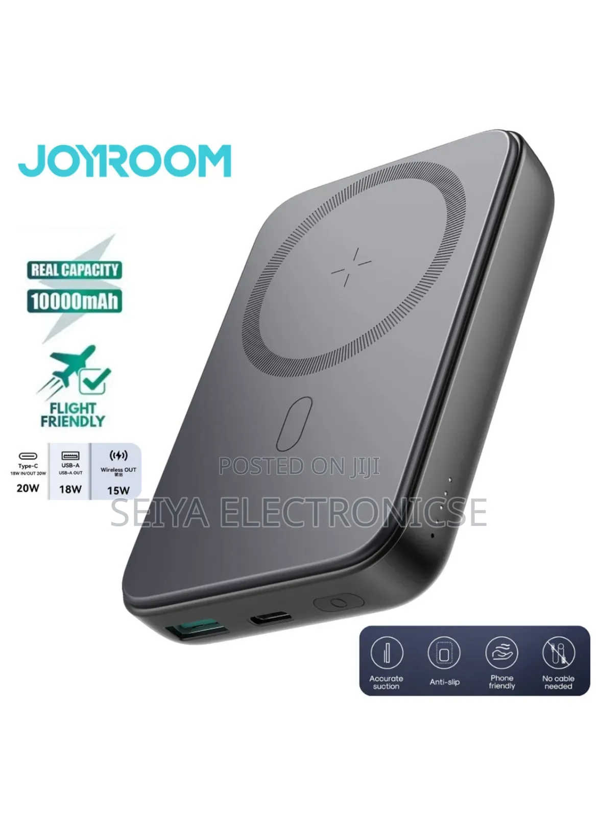 Joyroom Power Bank 10,000 Mah Magnetic Charging