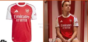 Arsenal 2025/26 Offical Home Kit