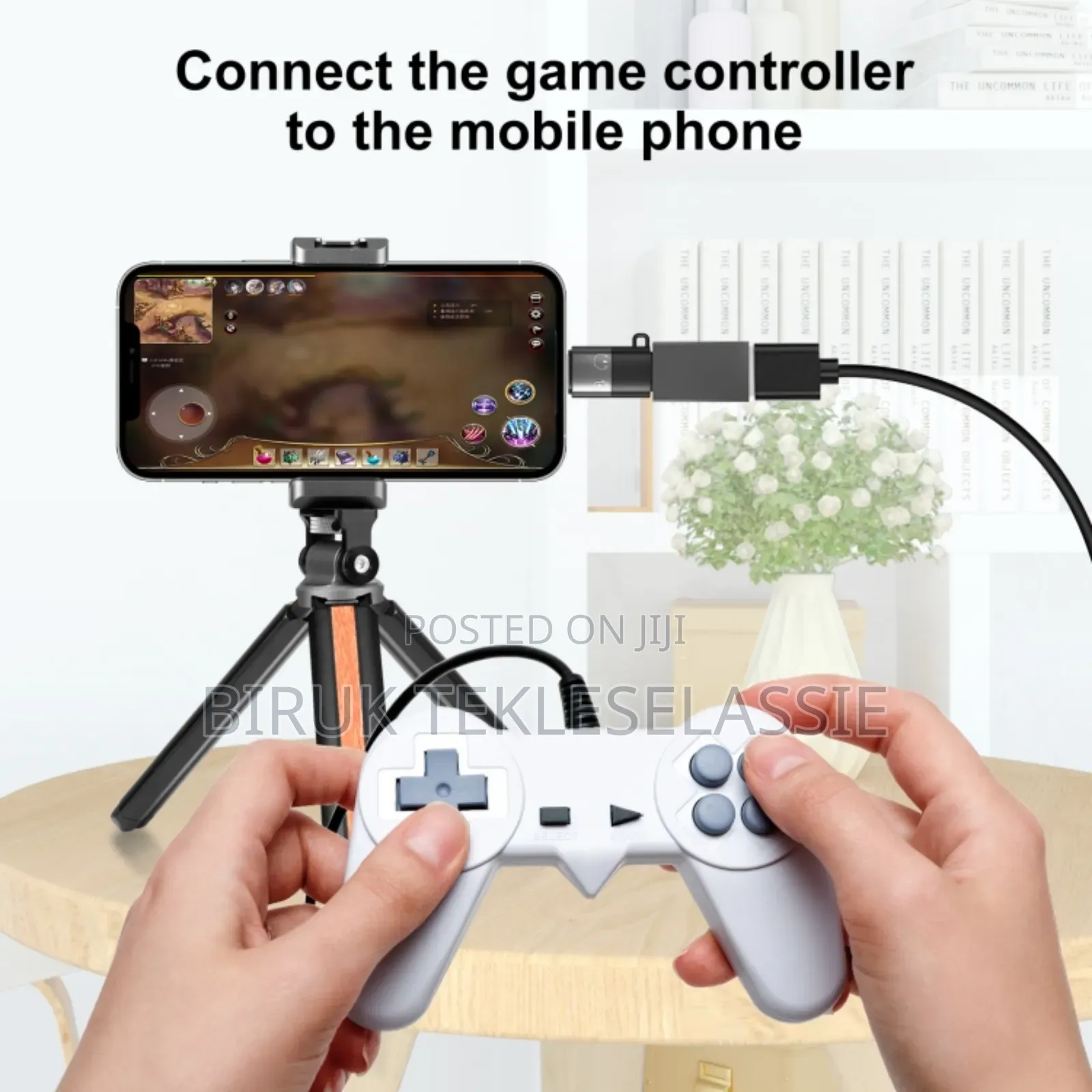 Lightning to Type C Audio Adapter for Wireless Microphone