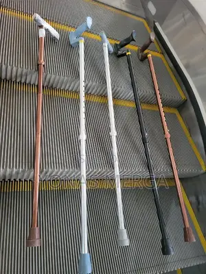 Photo - Walking Cane Beautiful Brass Silver Handle Walking Stick