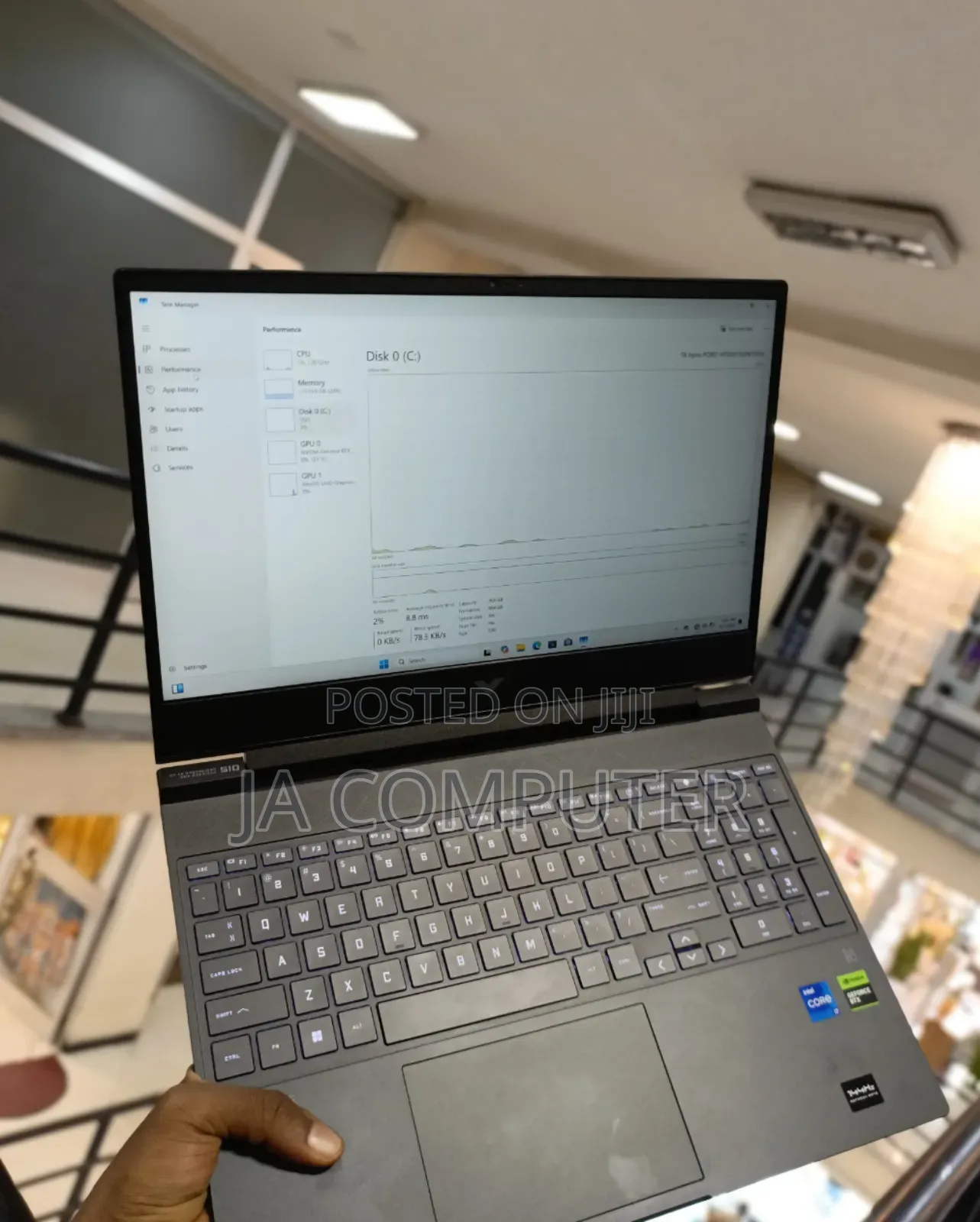 New Laptop HP Victus 16 16GB Intel Core I7 SSD 1T