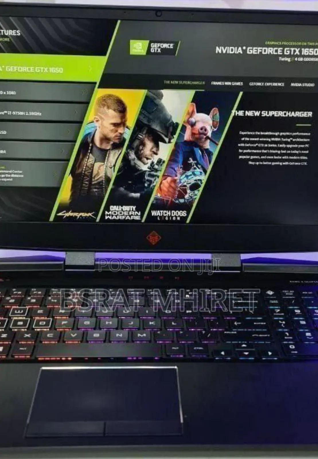 New Laptop HP Omen X 16GB Intel Core I5 SSD 128GB